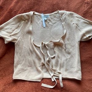 ASOS knit Tie front Cardigan